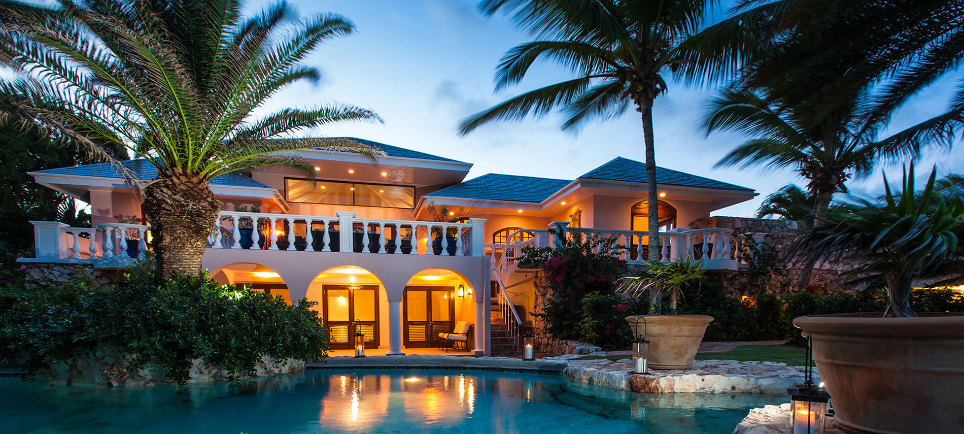 Anguilla luxury villa rentals at Indigo Villa – call Properties in Paradise for the perfect Anguilla island luxury villa rental
